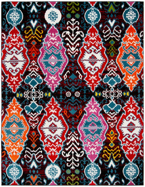 Safavieh Cherokee 913 Power Looomed  Rug Black / Red CHR913C-4