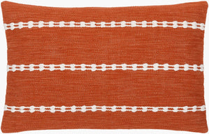 Livabliss Chase Woven Cotton Lumbar Pillow Global Artisan Pattern for Sofas Benches and Beds CHS001-1422P