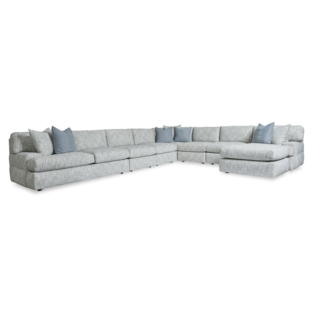 Bernhardt Bernhardt Serena Sectional With Low-Profile Frame And Deep Cushions For Modern Comfort And Style - Made to Order Grey K2028