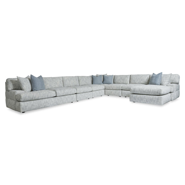 Bernhardt Bernhardt Serena Sectional With Low-Profile Frame And Deep Cushions For Modern Comfort And Style - Made to Order Grey K2028