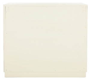 Safavieh Catalina 3 Drawer Chest Antique Beige/Mirror CHS6400B
