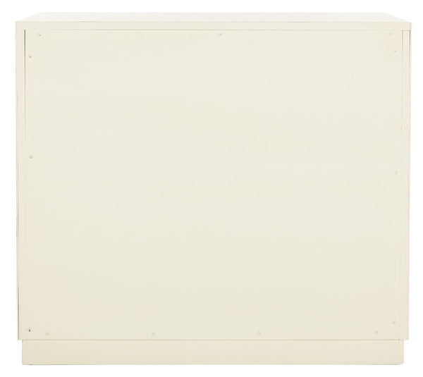 Safavieh Catalina 3 Drawer Chest Antique Beige/Mirror CHS6400B