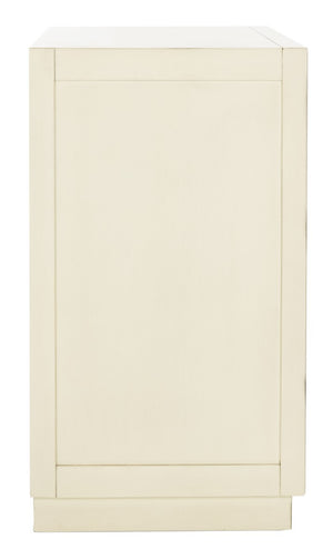 Safavieh Catalina 3 Drawer Chest Antique Beige/Mirror CHS6400B