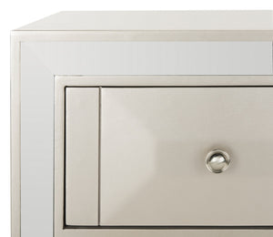 Safavieh Sloane 3 Drawer Chest Champagne/Mirror CHS6401A