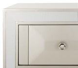 Safavieh Sloane 3 Drawer Chest Champagne/Mirror CHS6401A