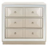 Safavieh Sloane 3 Drawer Chest Champagne/Mirror CHS6401A