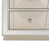 Safavieh Sloane 3 Drawer Chest Champagne/Mirror CHS6401A