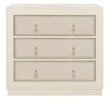 Safavieh Lupita 3 Drawer Chest Antique Beige/Beige Linen CHS6409A