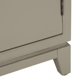 Safavieh Nigel 2 Door 1 Drawer Chest XII23 Grey / Brass Wood CHS6600C