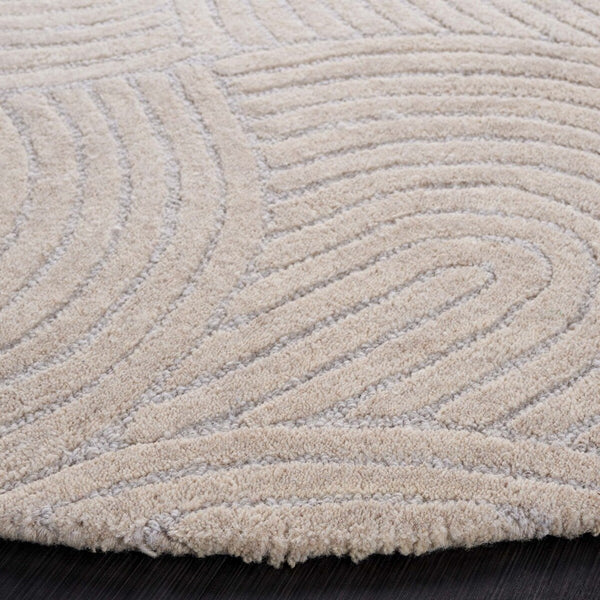 Safavieh Chatham 202 Hand Tufted 80% Wool 20% Cotton Contemporary Rug Grey CHT202F-6SQ