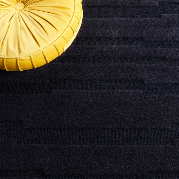 Safavieh Chatham 301 Hand Tufted Solid/Tonal Rug Black 8' x 10'