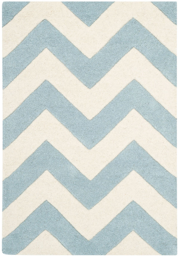 Safavieh Cht715 Hand Tufted  Rug Blue / Ivory CHT715B-3