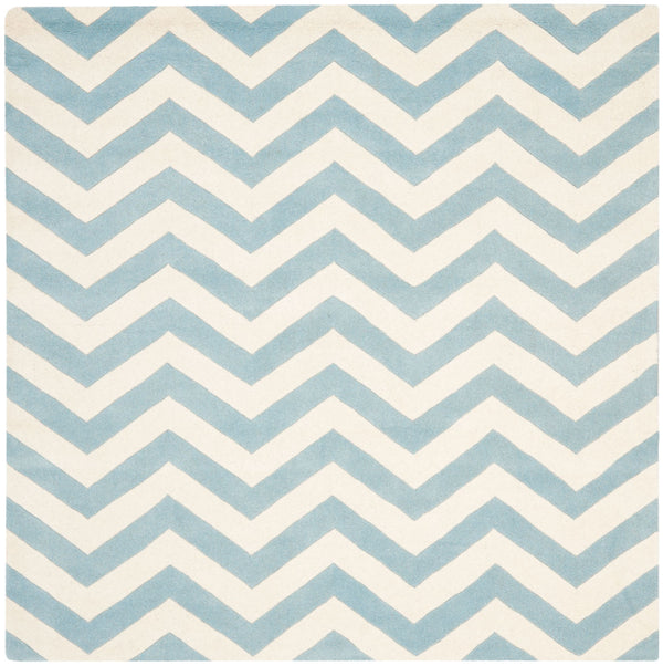 Safavieh Cht715 Hand Tufted  Rug Blue / Ivory CHT715B-3