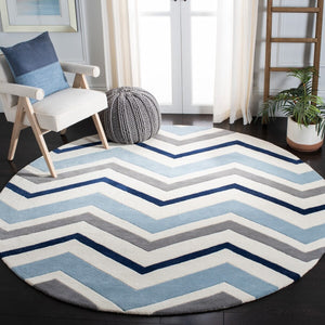 Safavieh Chatham 749 Hand Tufted  Rug Ivory / Dark Grey CHT749X-3SQ