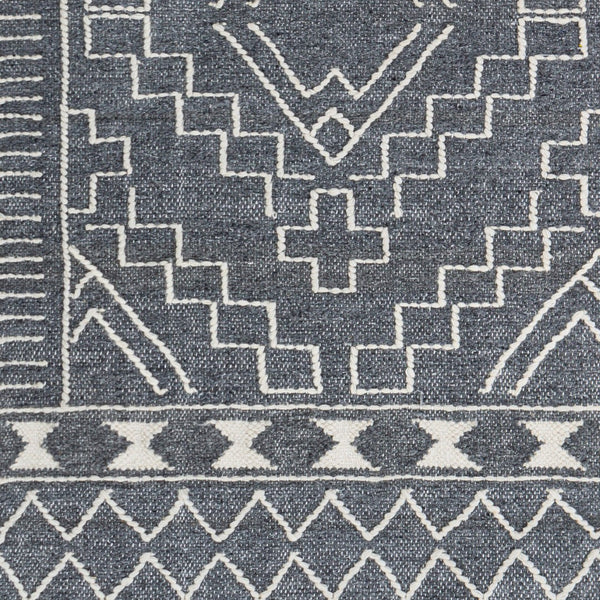 Surya Cheyenne 2' X 3' Handmade Wool & Polyester Rug - Global Elegance For Eclectic Home Décor Charm Charcoal Wool,Polyester Chy2302-23