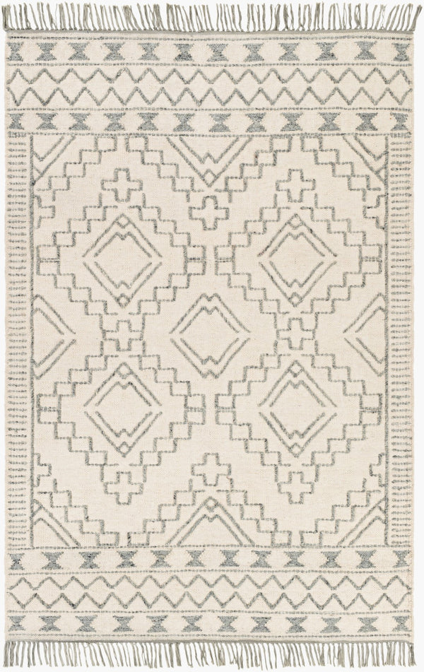 Surya Cheyenne 2' X 3' Handmade Wool & Polyester Rug - Global Elegance For Eclectic Home Décor Charm Cream Wool,Polyester Chy2303-46