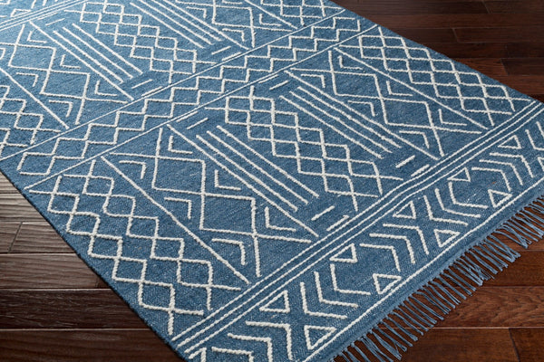 Surya Cheyenne 2' X 3' Handmade Wool & Polyester Rug - Global Elegance For Eclectic Home Décor Charm Deep Teal Wool,Polyester Chy2306-268