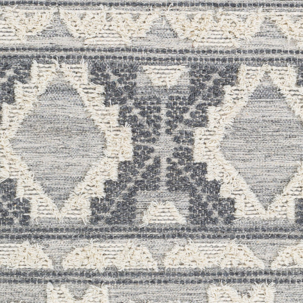 Surya Cheyenne 2' X 3' Handmade Wool & Polyester Rug - Global Elegance For Eclectic Home Décor Charm Charcoal Wool,Polyester Chy2308-23