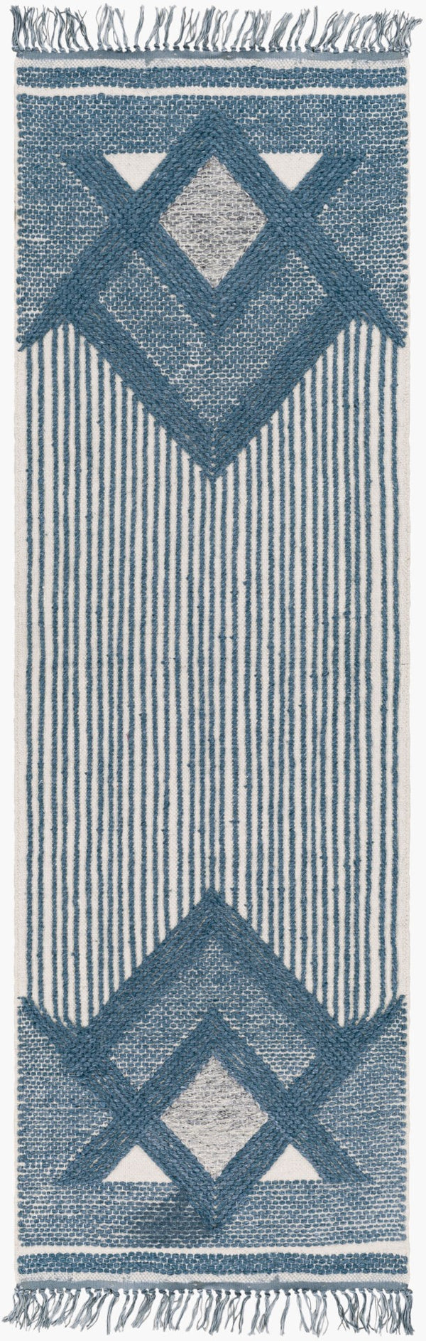 Surya Cheyenne 2' X 3' Handmade Wool & Polyester Rug - Global Elegance For Eclectic Home Décor Charm Blue Wool,Polyester Chy2310-268