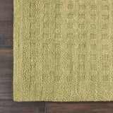 Nourison Perris PERR1 Handmade Woven No Border Indoor Only Contemporary  Rug Green, Green 100% Wool 99446223203