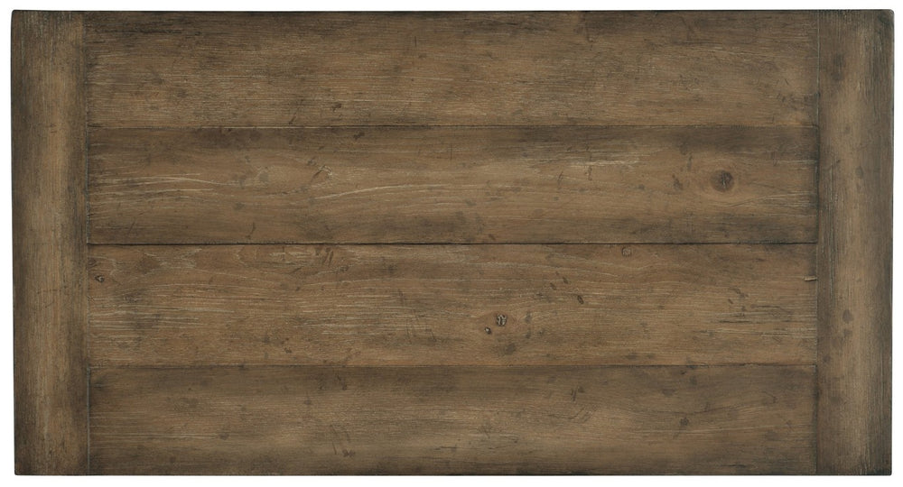 Hooker Furniture Sundance Rustic Pecan Three-Drawer Nightstand With Cedar Liner, Soft-Close Drawers, Lighting & Power 6015-90016-89