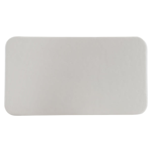 Bernhardt Bernhardt Sculptural Lennox Outdoor Cocktail Table — Chalky White Grp Concrete, Durable 56" W Centerpiece X10018