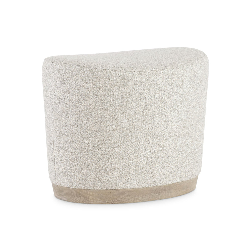 Bernhardt Bernhardt Loggia Bench — Upholstered Sloping Seat, Wire‑Brushed Oak Base, Performance Fabric, Durable Style 345505