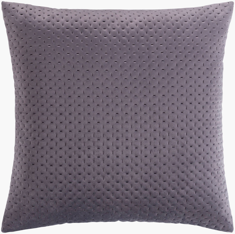 Surya Calista 18" Velvet Accent Pillow - Modern Design, Luxurious Comfort For Stylish Home Decor Spaces Charcoal Polyester,Polyester Cia002-2222d