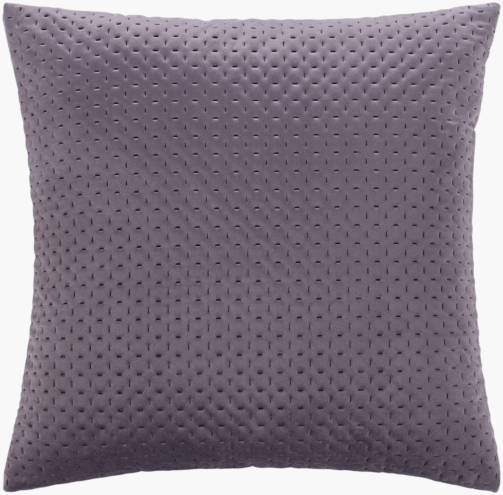 Surya Calista 18" Velvet Accent Pillow - Modern Design, Luxurious Comfort For Stylish Home Decor Spaces Charcoal Polyester,Polyester Cia002-2222d