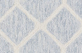 Feizy Rugs Belfort Hand-tufted Wool Rug - Timeless Transitional Designs With Elegant Trellis & Geometric Motifs Blue,Ivory Wool 8698777fblugryf00