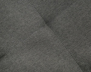 VIG Furniture Cici Grey Woven Upholstered Bench With Brushed Antique Brass Tapered Legs — Stylish Entryway Seat VGGAGA-8635BE-GRY-B