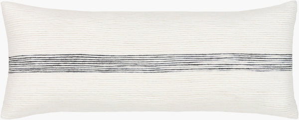 Livabliss Carine Cotton Wool Blend Lumbar Pillow Handcrafted Minimalist Accent for Sofa or Bed CIE002-1230D