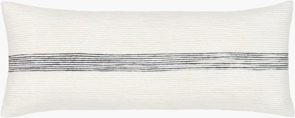 Livabliss Carine Cotton Wool Blend Lumbar Pillow Handcrafted for Minimalist Living Spaces CIE002-1230