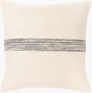 Livabliss Carine Cotton Wool Blend Square Accent Pillow for Minimalist Modern Living Rooms CIE002-2020D