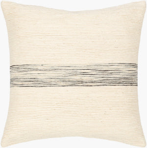 Livabliss Carine Cotton Wool Blend Square Accent Pillow Woven Minimalist Sofa Bedroom Decor CIE002-2222P