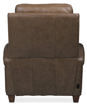 Hooker Furniture Julian Zero Gravity Power Recliner Top-grain Leather Bustle Back Formal Lounge Chair SS831-PHZ1-088