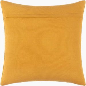 Surya Camilla 20"X20" Cotton Accent Pillow - Elegant Traditional Design For Chic Home Décor & Comfort Mustard Cotton,Cotton Cil001-2020p