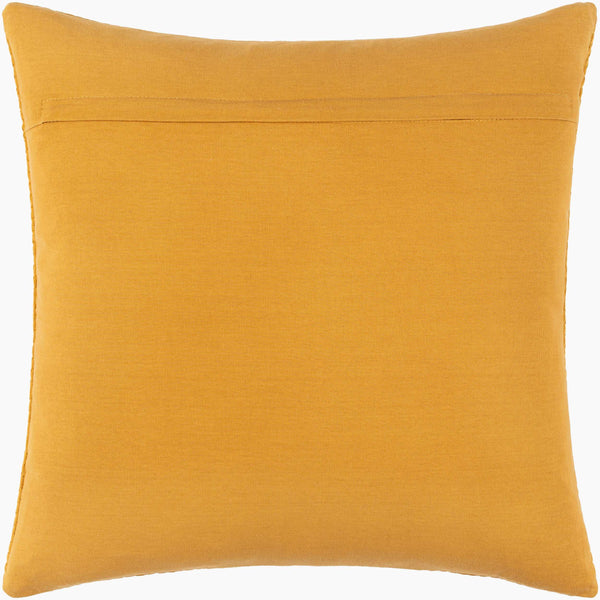 Surya Camilla 20"X20" Cotton Accent Pillow - Elegant Traditional Design For Chic Home Décor & Comfort Mustard Cotton,Cotton Cil001-2020p