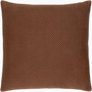 Surya Camilla 20"X20" Cotton Accent Pillow - Elegant Traditional Design For Chic Home Décor & Comfort Brown Cotton,Cotton Cil002-1818