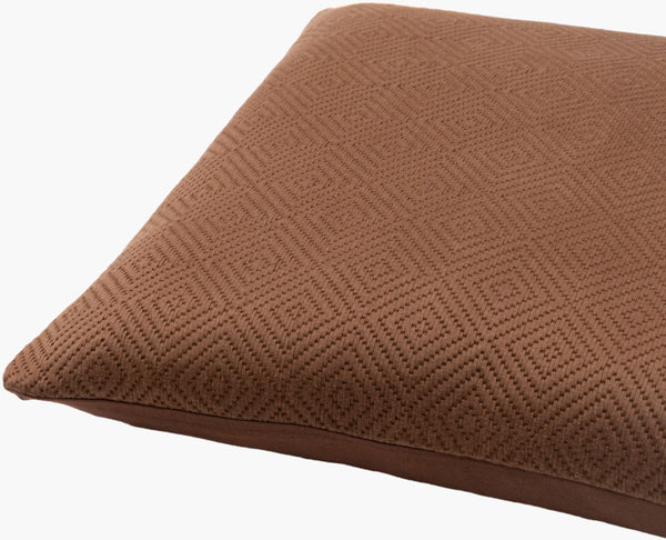 Surya Camilla 20"X20" Cotton Accent Pillow - Elegant Traditional Design For Chic Home Décor & Comfort Brown Cotton,Cotton Cil002-1818