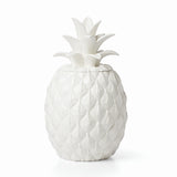 Wicker Tropical Pineapple Porcelain Cookie Jar, Hand Wash Only, 50-oz