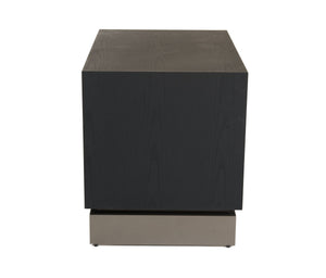 VIG Furniture Lamod Cirque - Modern Black Ash Nightstand VGVC-N2368