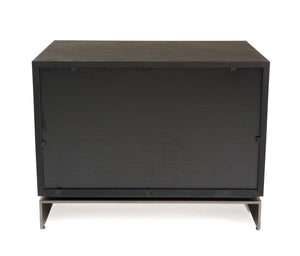 VIG Furniture Lamod Cirque - Modern Black Ash Nightstand VGVC-N2368