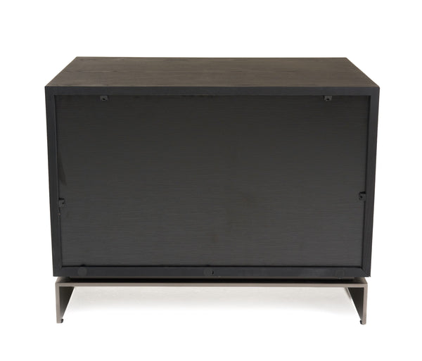 VIG Furniture Lamod Cirque - Modern Black Ash Nightstand VGVC-N2368