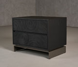 VIG Furniture Lamod Cirque - Modern Black Ash Nightstand VGVC-N2368