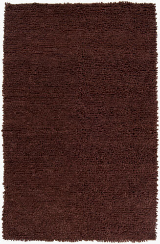 Surya Cirrus 5' X 8' Handmade Wool Rug - Modern High Pile Design For Durable, Charming Home Decor Dark Brown Wool Cirrus4-58