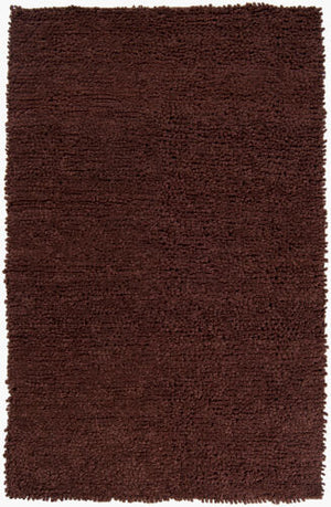 Surya Cirrus 5' X 8' Handmade Wool Rug - Modern High Pile Design For Durable, Charming Home Decor Dark Brown Wool Cirrus4-58