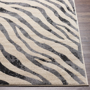 Livabliss City Geometric Polypropylene Accent Rug Machine Woven in Turkey for Modern Entryways Charcoal, Light 2'7" x 7'3" CIT2300-2773