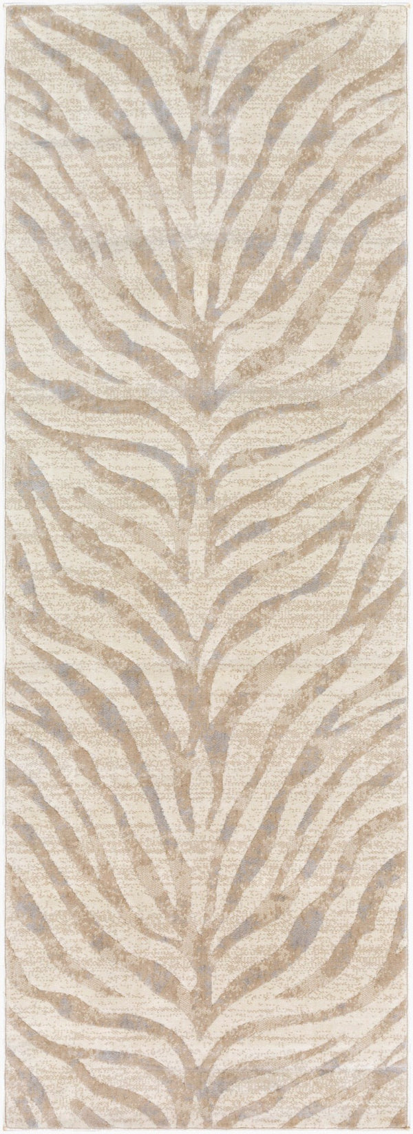 Livabliss City Polypropylene Accent Rug Modern Minimalist Low Pile for Entryways and Tight Spaces Light Slate, Li 2'7" x 7'3" CIT2301-2773