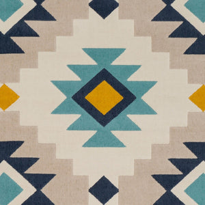 Livabliss City Collection Rustic Machine Woven Polypropylene Accent Rug for Entryways and Hallways Charcoal, Aqua 2'7" x 7'3" CIT2306-2773